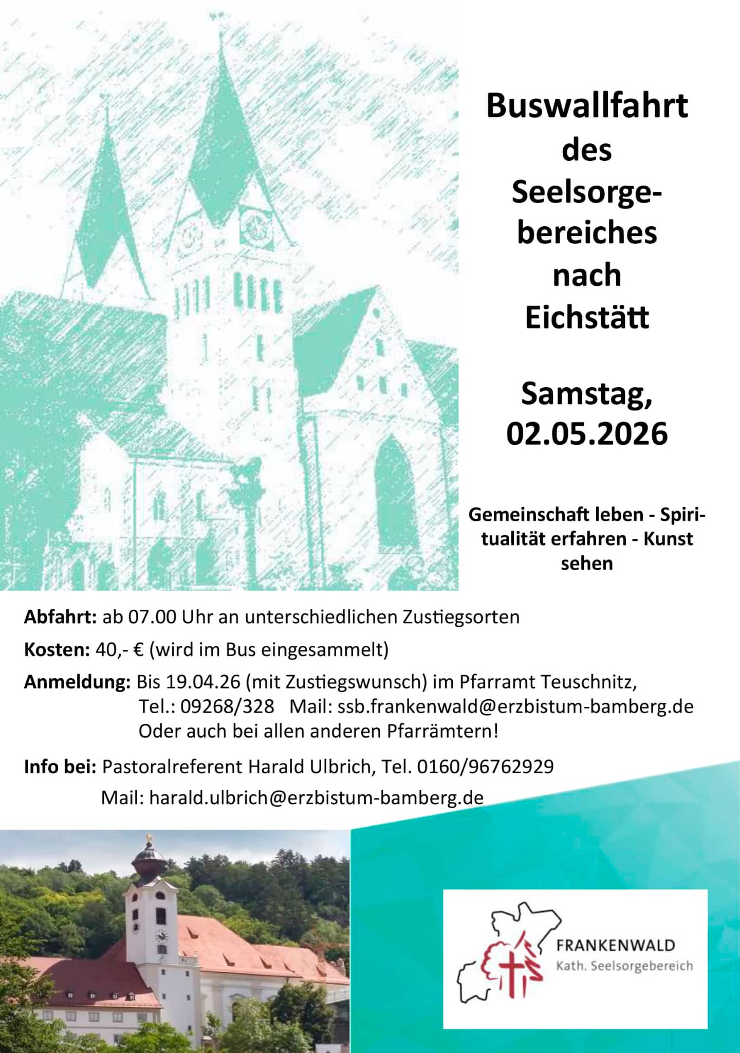 Einladung zur Buswallfahrt des SSB Frankenwald am 02.05.2026