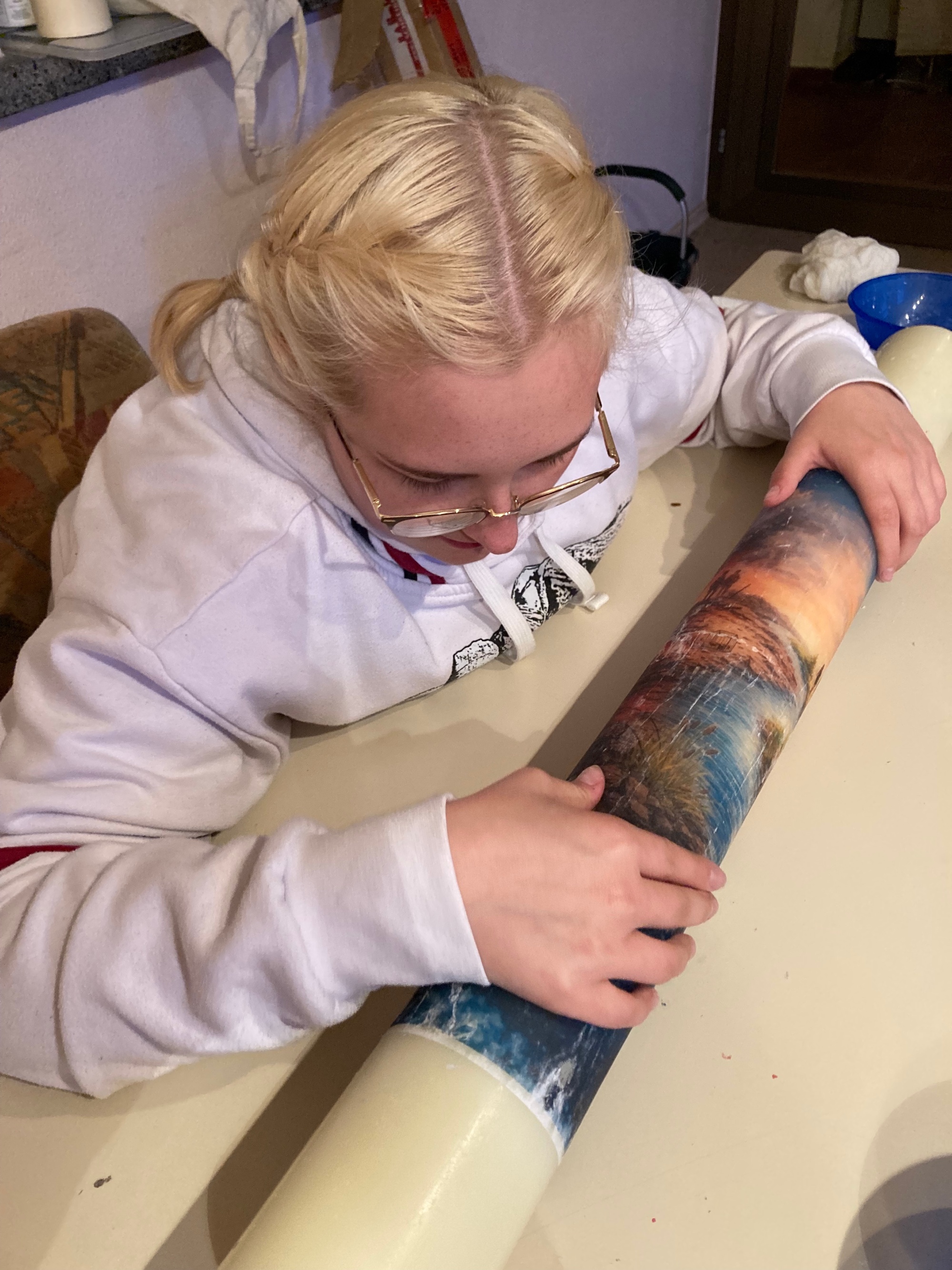 Gestalten der Osterkerze 2026