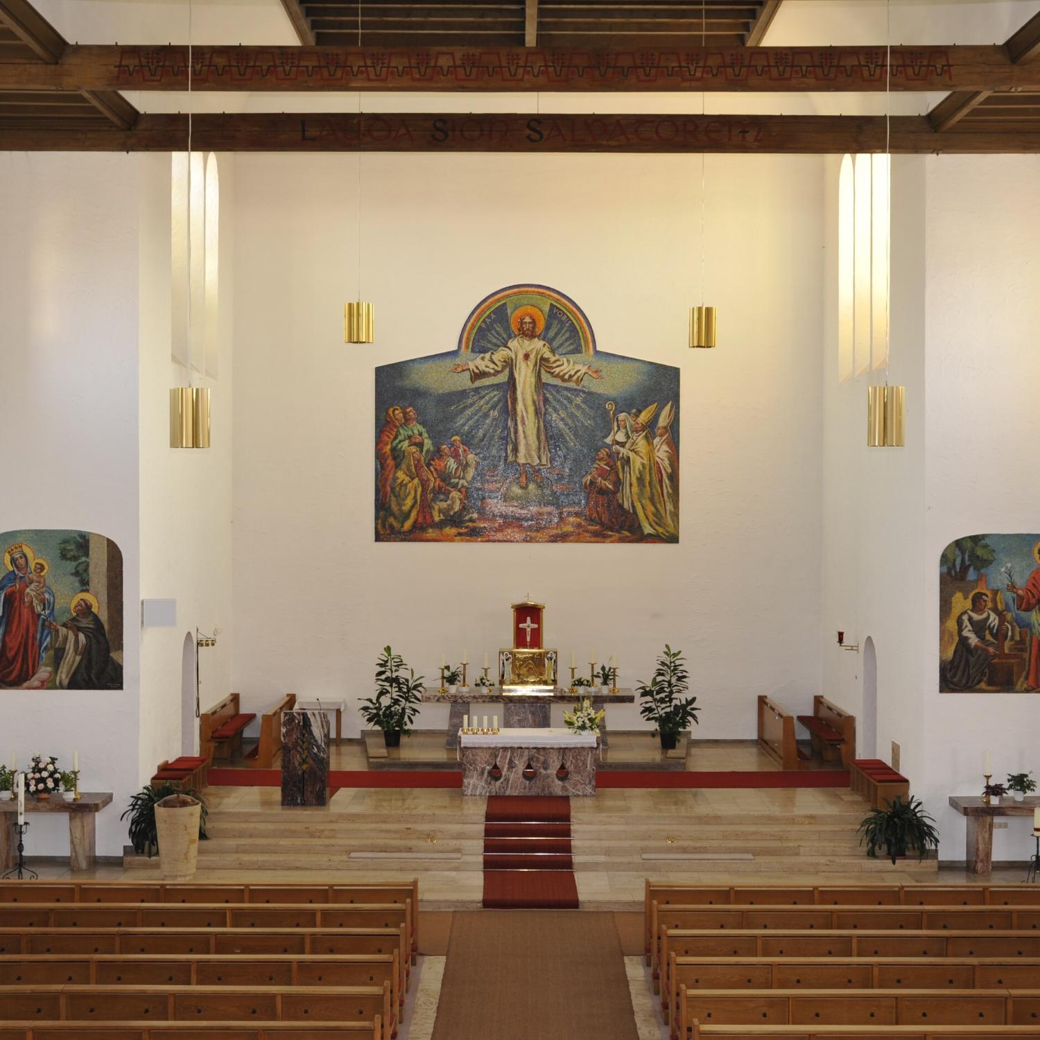 Altarraum Herz-Jesu Kirche Pressig