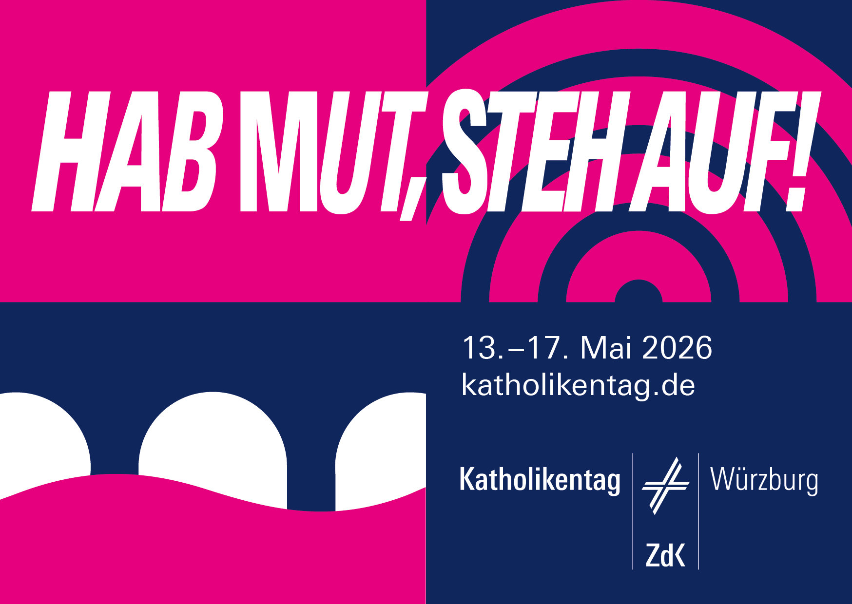 Bild Logo und Thema Katholikentag 2026