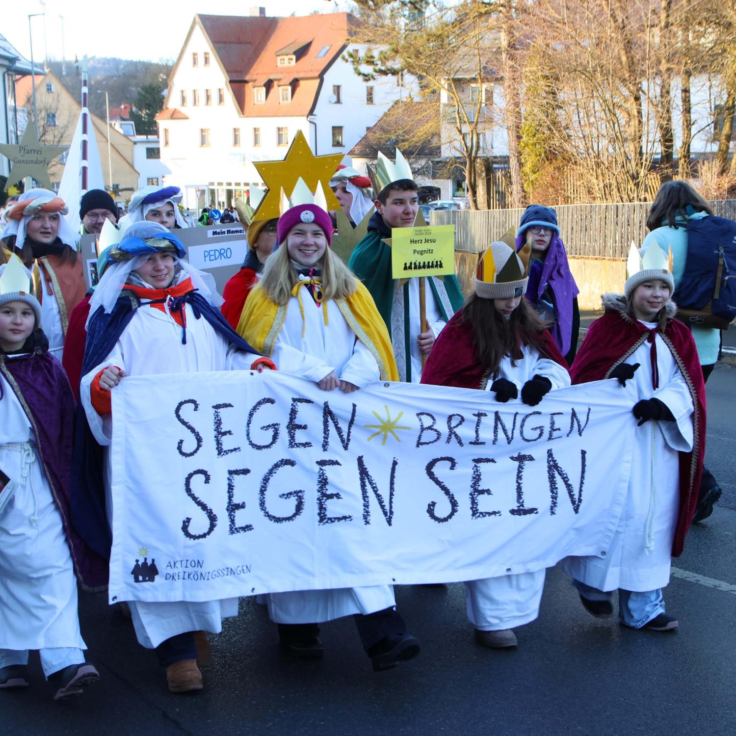 Eröffnung der Aktion Dreikönigssingen in Pegnitz