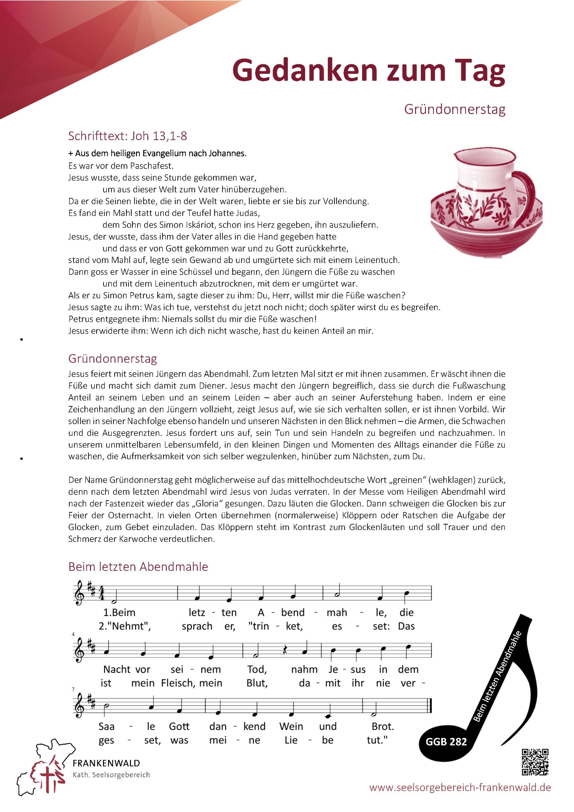 Karwoche - Gründonnerstag