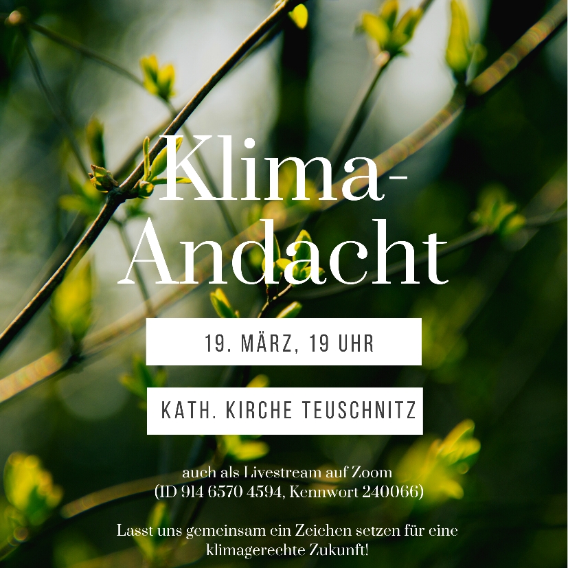 Klimaandachteinladung