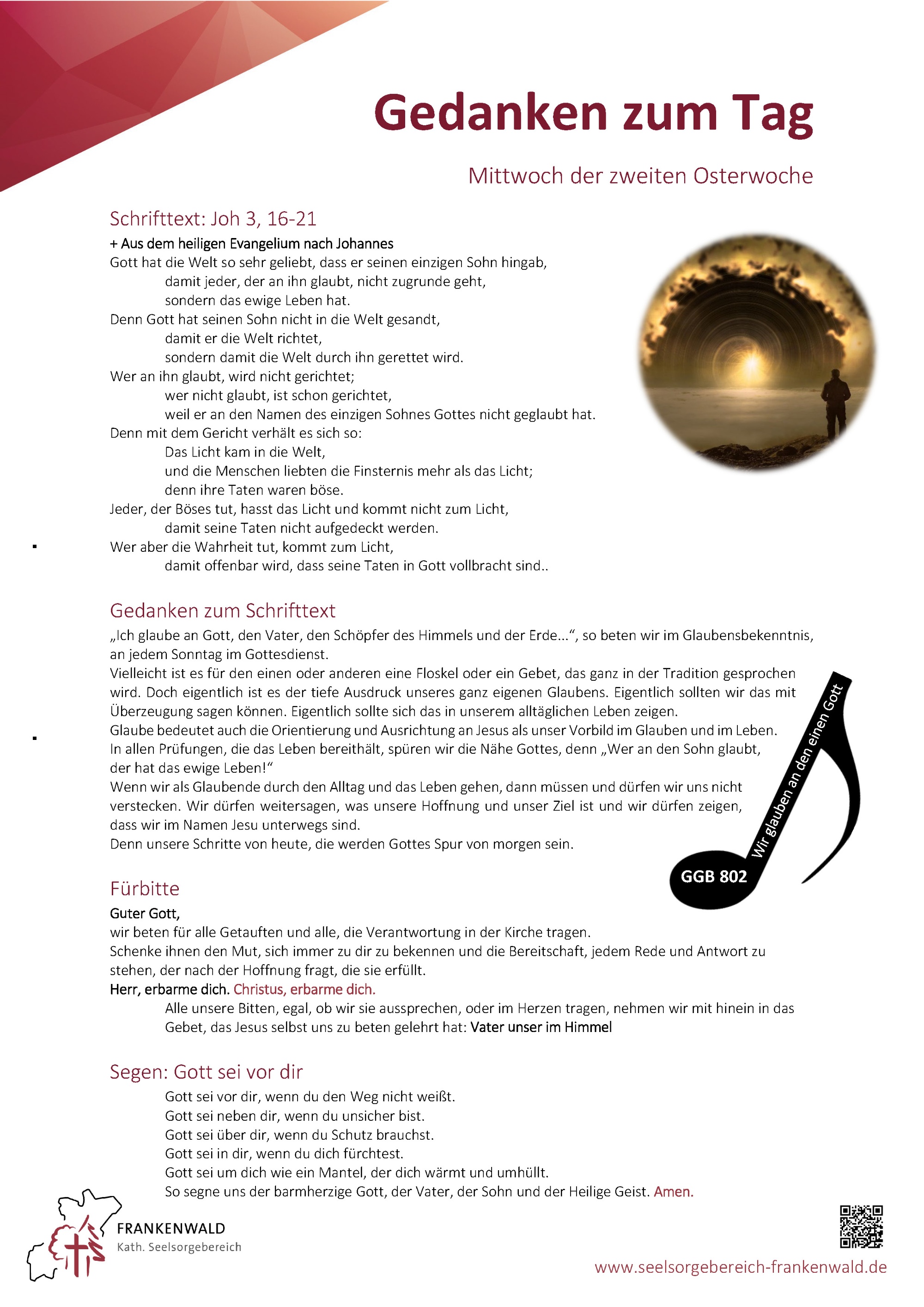 Mittwoch der zweiten Osterwoche