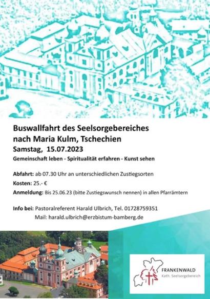 Plakat Maria Kulm