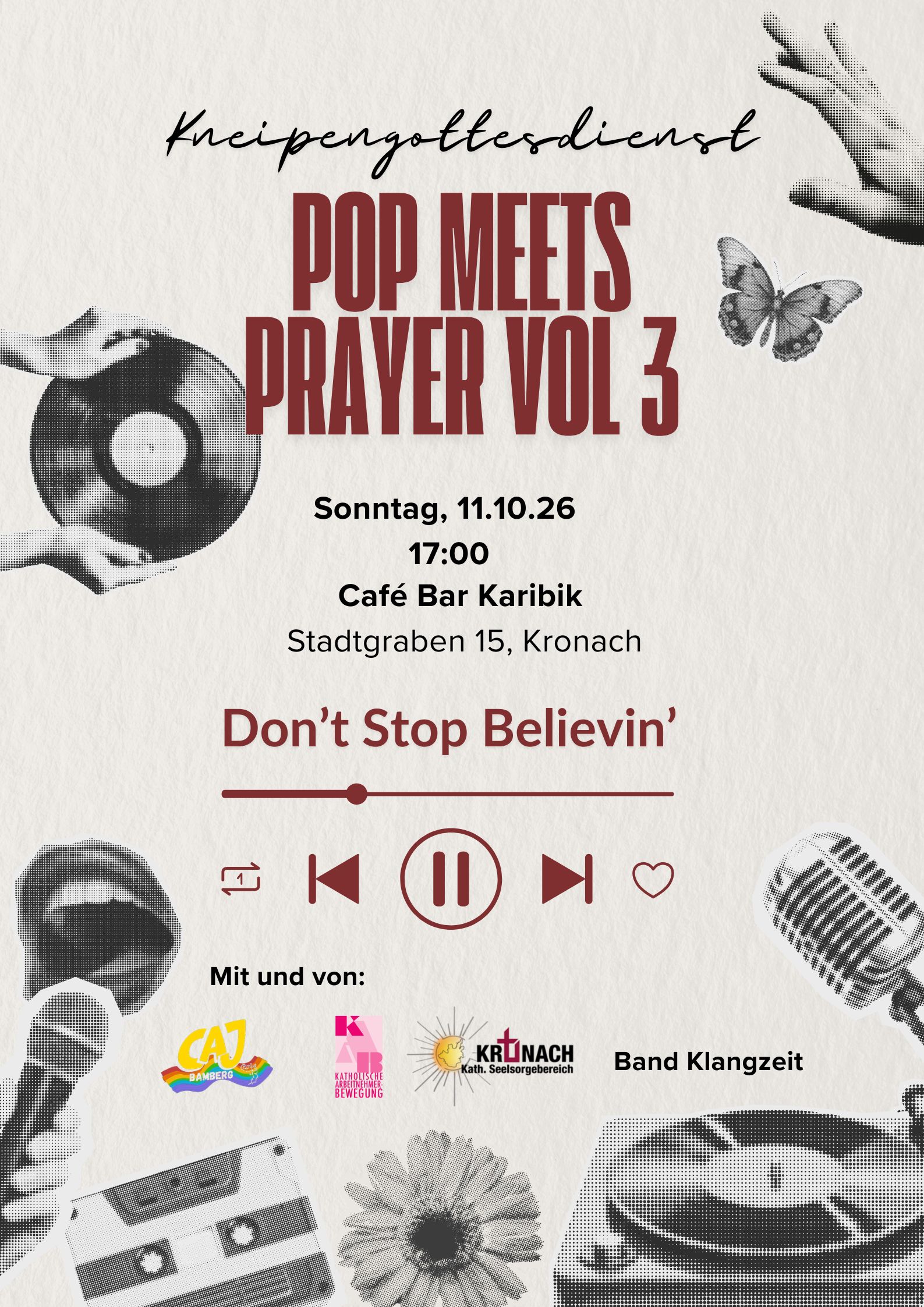 pop meets prayer plakat
