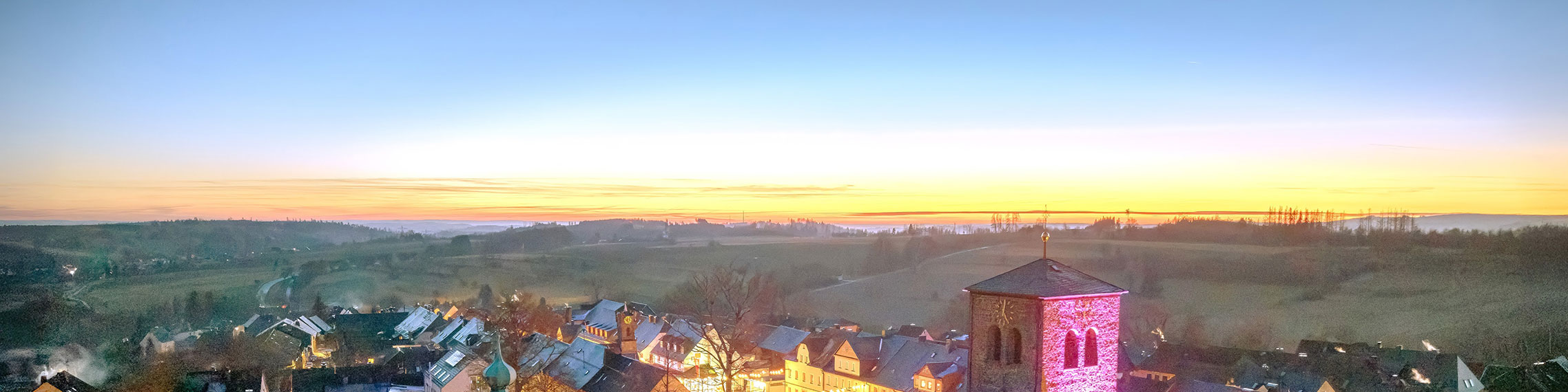 Pamoramablick in den frankenwald