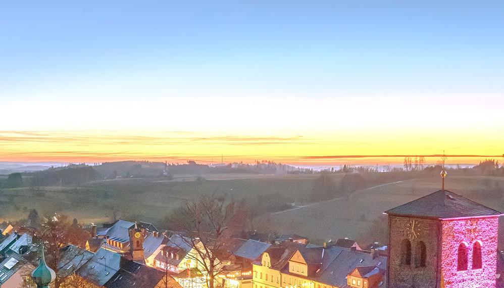 Pamoramablick in den frankenwald