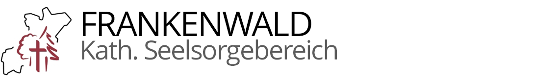 Logo und Schriftzug im Kopf der Homepage des Kath. Seelsorgebereichs Frankenwald